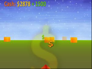 Dollar Cubefield screenshot