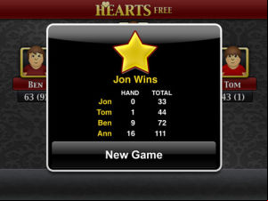 Hearts Free screenshot